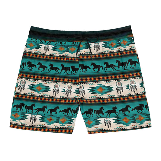 Men's Mid-Length Swim Shorts (AOP)